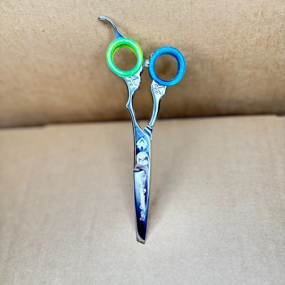 Freebird Grooming Shears Set: 6 Thinning, 7 Straight, 6.5 Curved Case - Picture 6 of 10